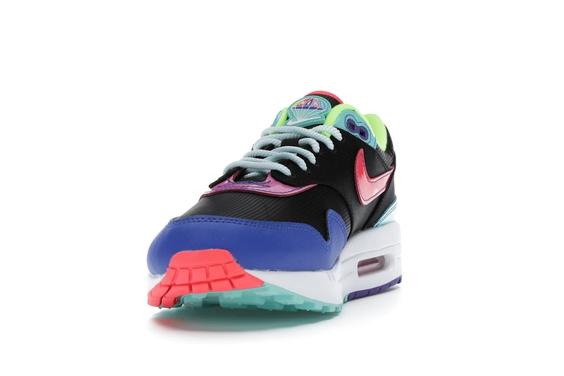Vue 12 de Nike Air Max 1 Black Hyper Grape