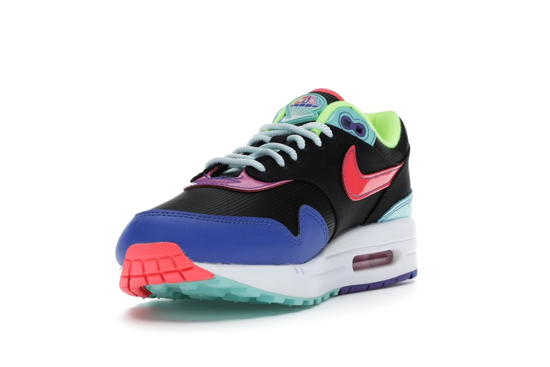 Vue 13 de Nike Air Max 1 Black Hyper Grape