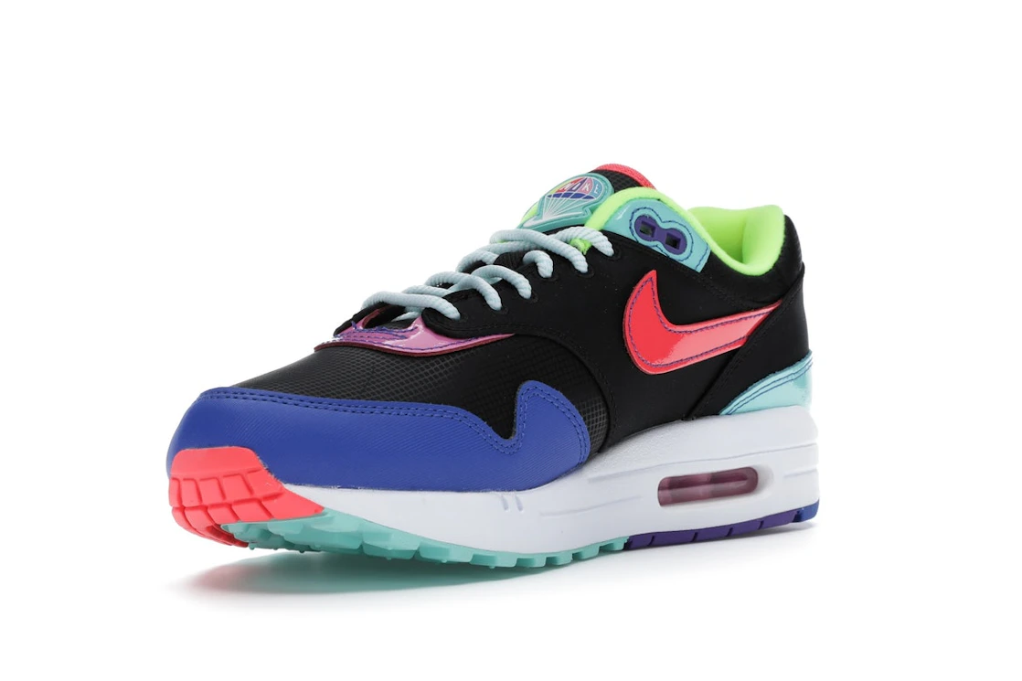 Vue 14 de Nike Air Max 1 Black Hyper Grape