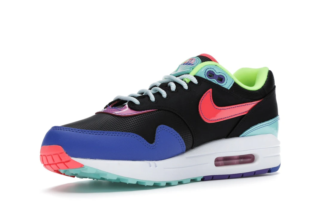 Vue 15 de Nike Air Max 1 Black Hyper Grape