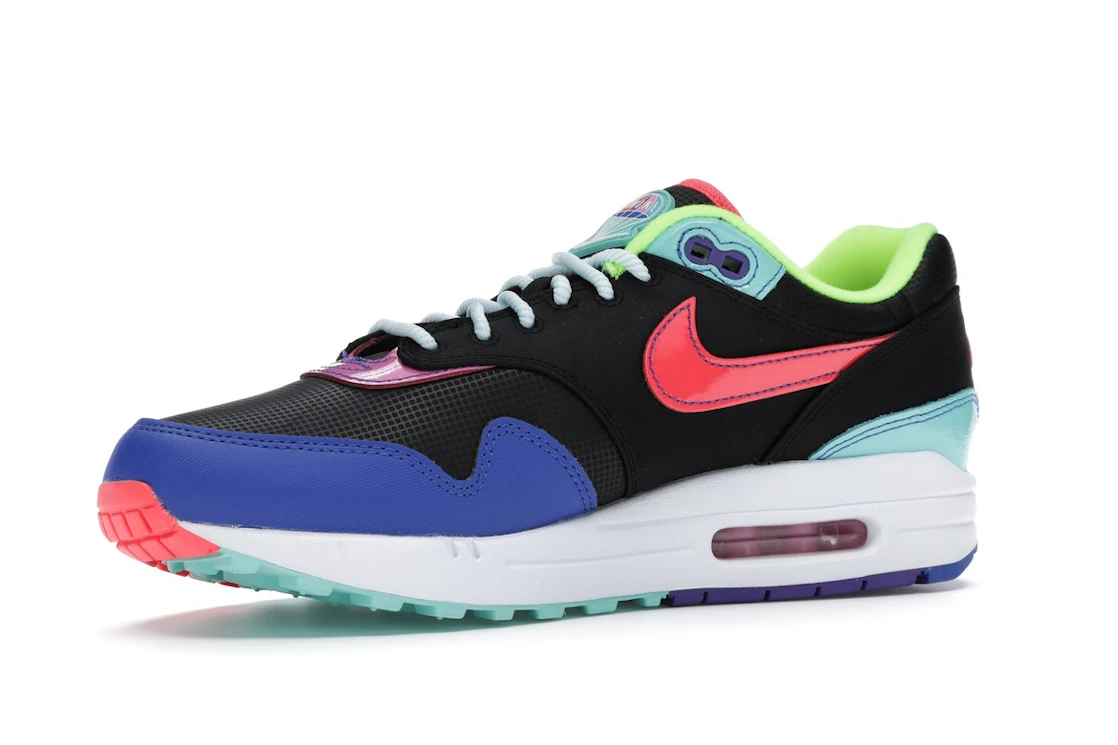 Vue 16 de Nike Air Max 1 Black Hyper Grape
