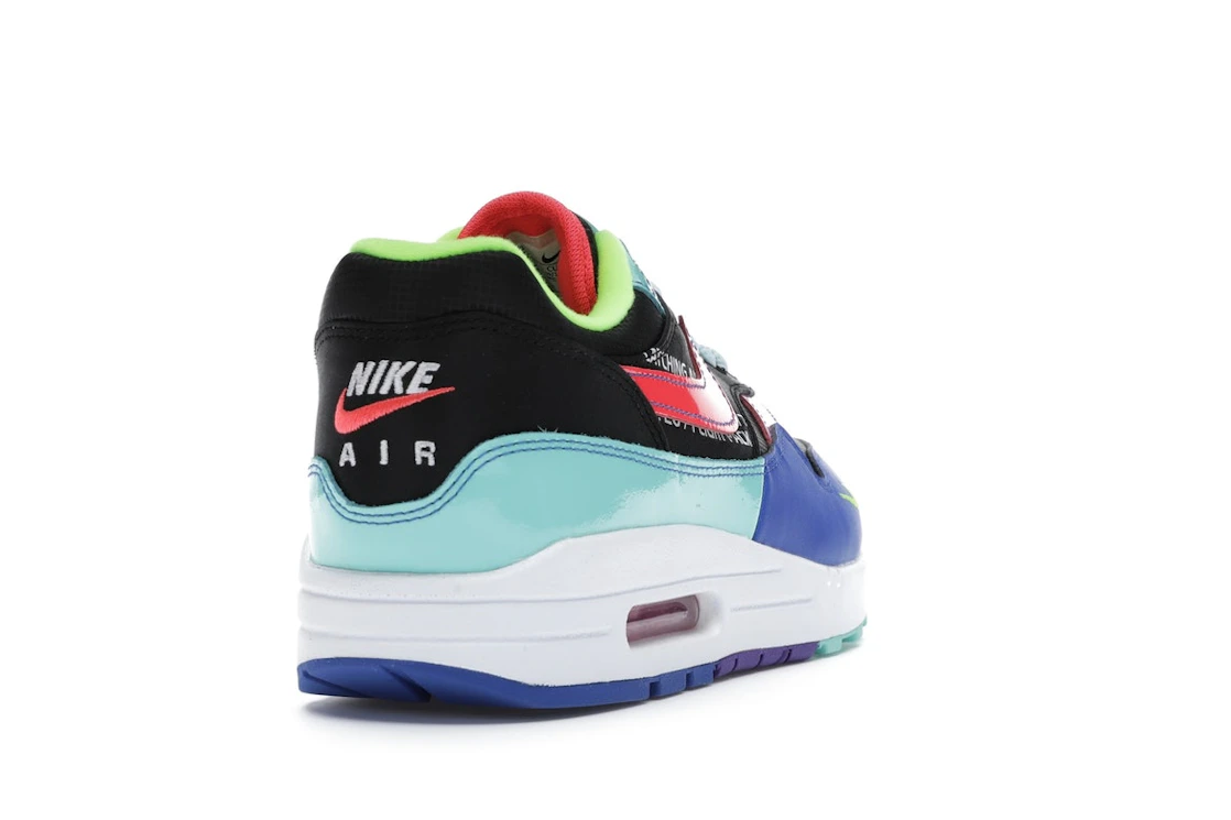 Vue 30 de Nike Air Max 1 Black Hyper Grape