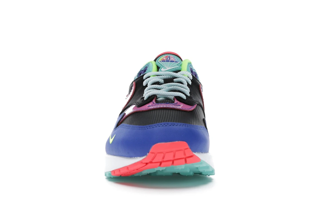 Vue 10 de Nike Air Max 1 Black Hyper Grape