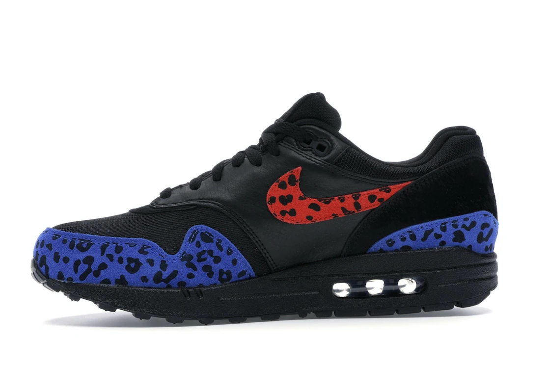 Vue 18 de Nike Air Max 1 Black Leopard 