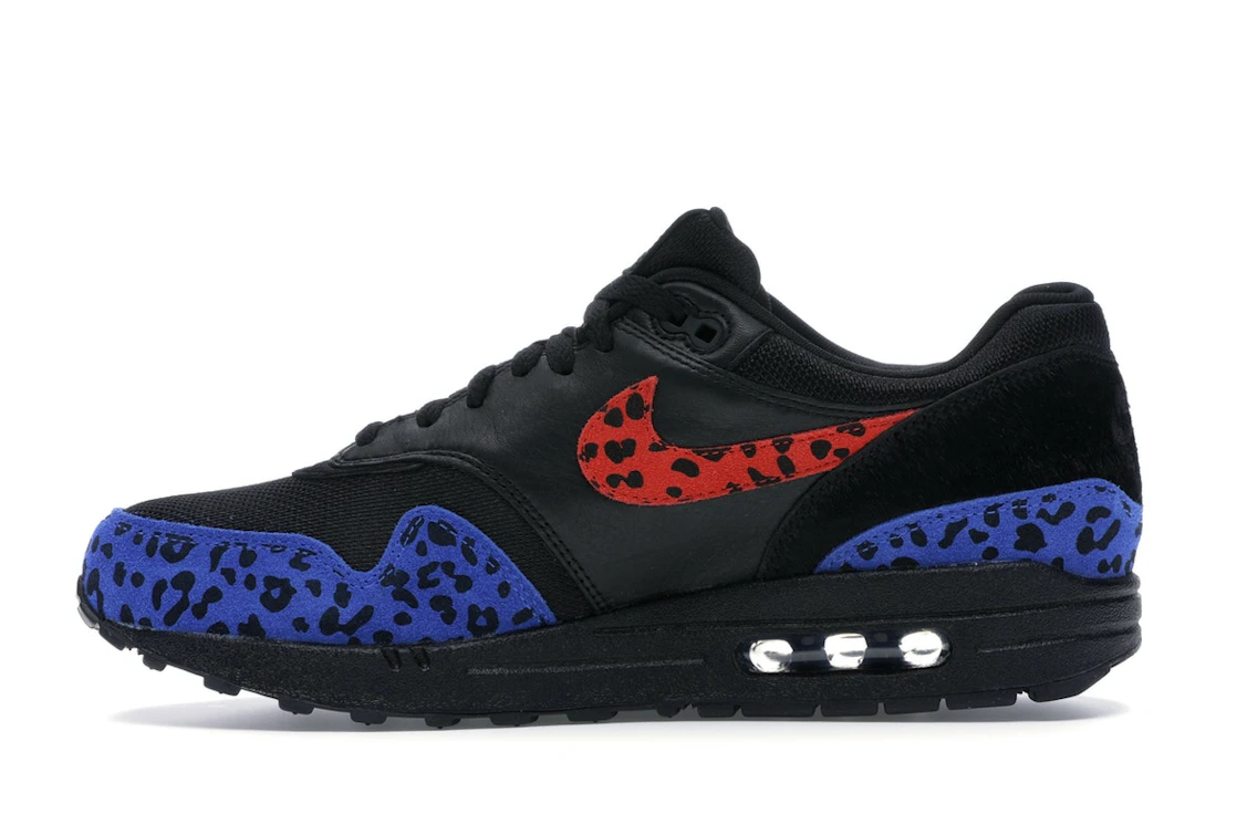 Vue 19 de Nike Air Max 1 Black Leopard 
