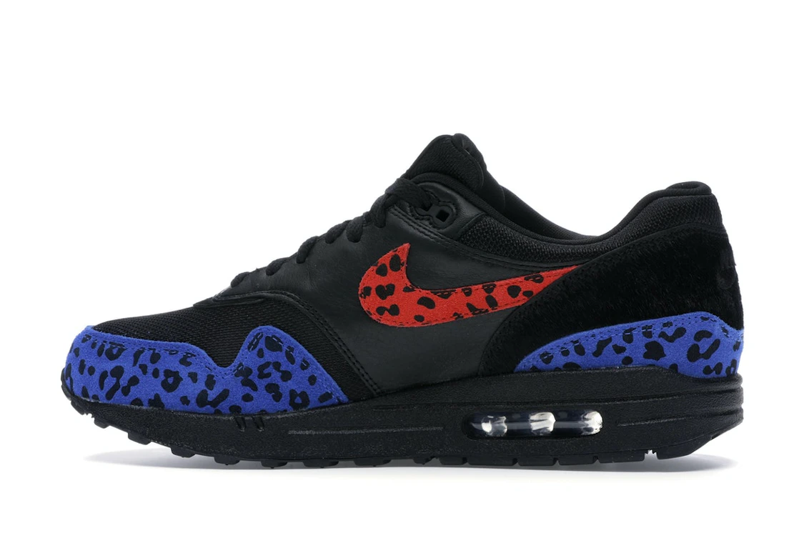 Vue 20 de Nike Air Max 1 Black Leopard 