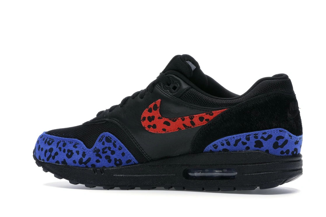 Vue 21 de Nike Air Max 1 Black Leopard 