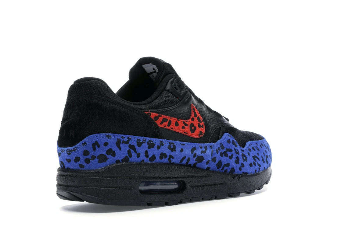 Vue 32 de Nike Air Max 1 Black Leopard 