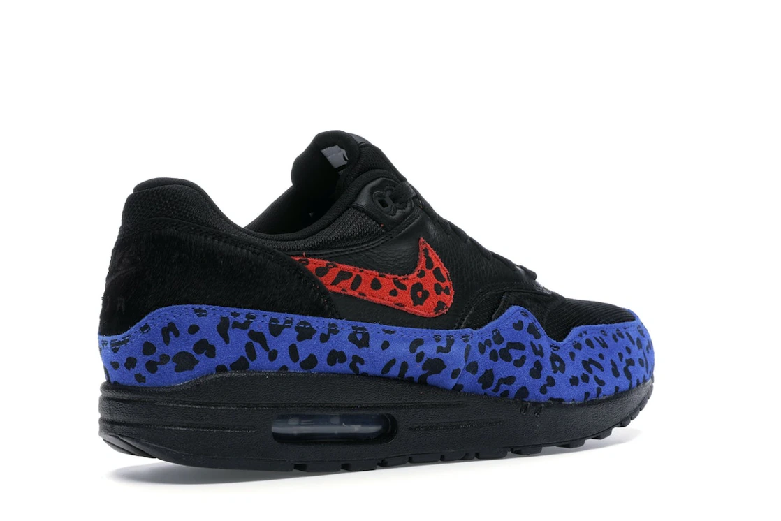 Vue 33 de Nike Air Max 1 Black Leopard 