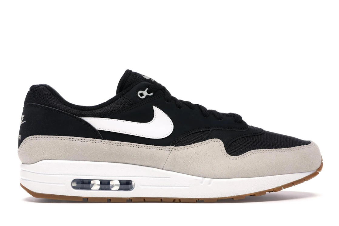Vue 1 de Nike Air Max 1 Black Light Bone White