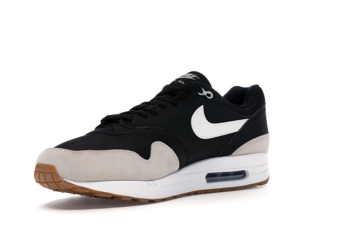 Vue 15 de Nike Air Max 1 Black Light Bone White