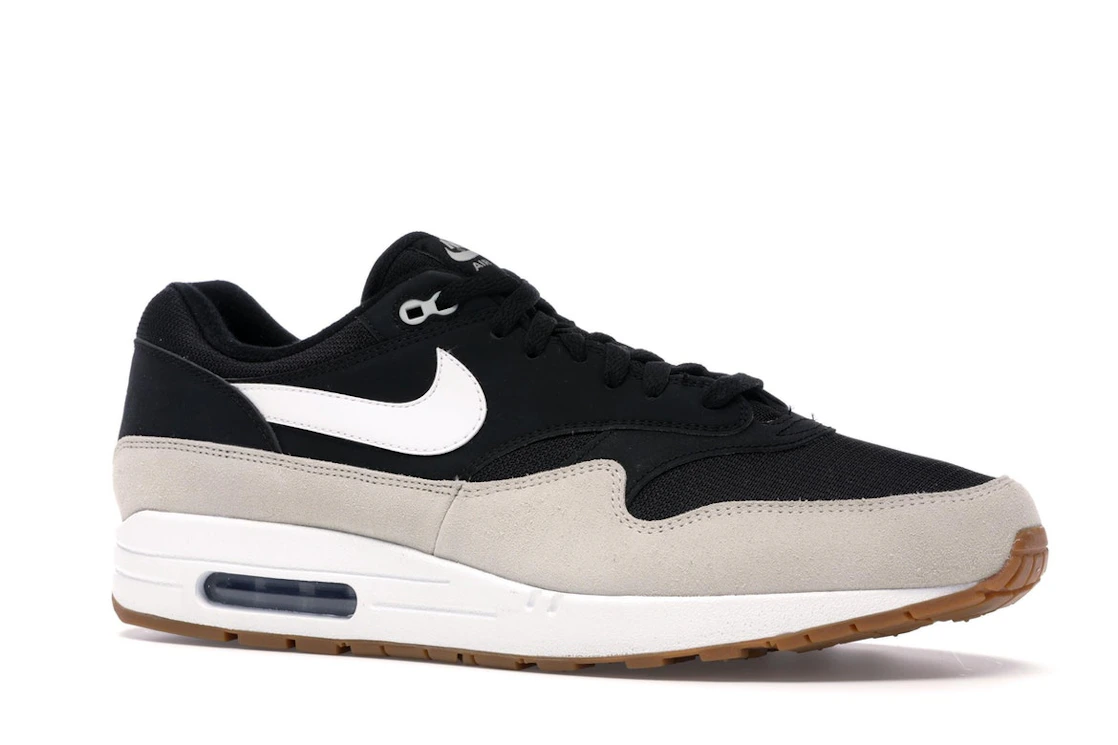 Vue 4 de Nike Air Max 1 Black Light Bone White
