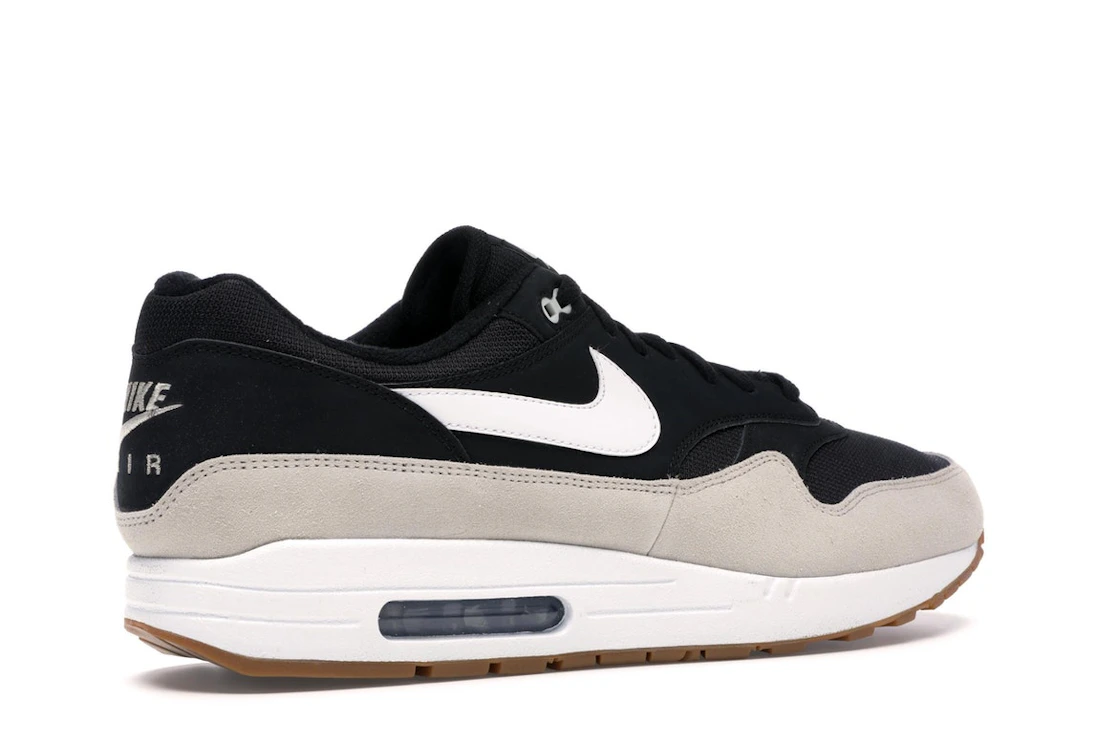 Vue 34 de Nike Air Max 1 Black Light Bone White
