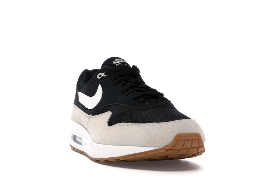 Vue 8 de Nike Air Max 1 Black Light Bone White
