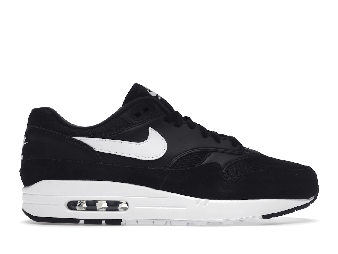 Vue 1 de Nike Air Max 1 Black White (2019)