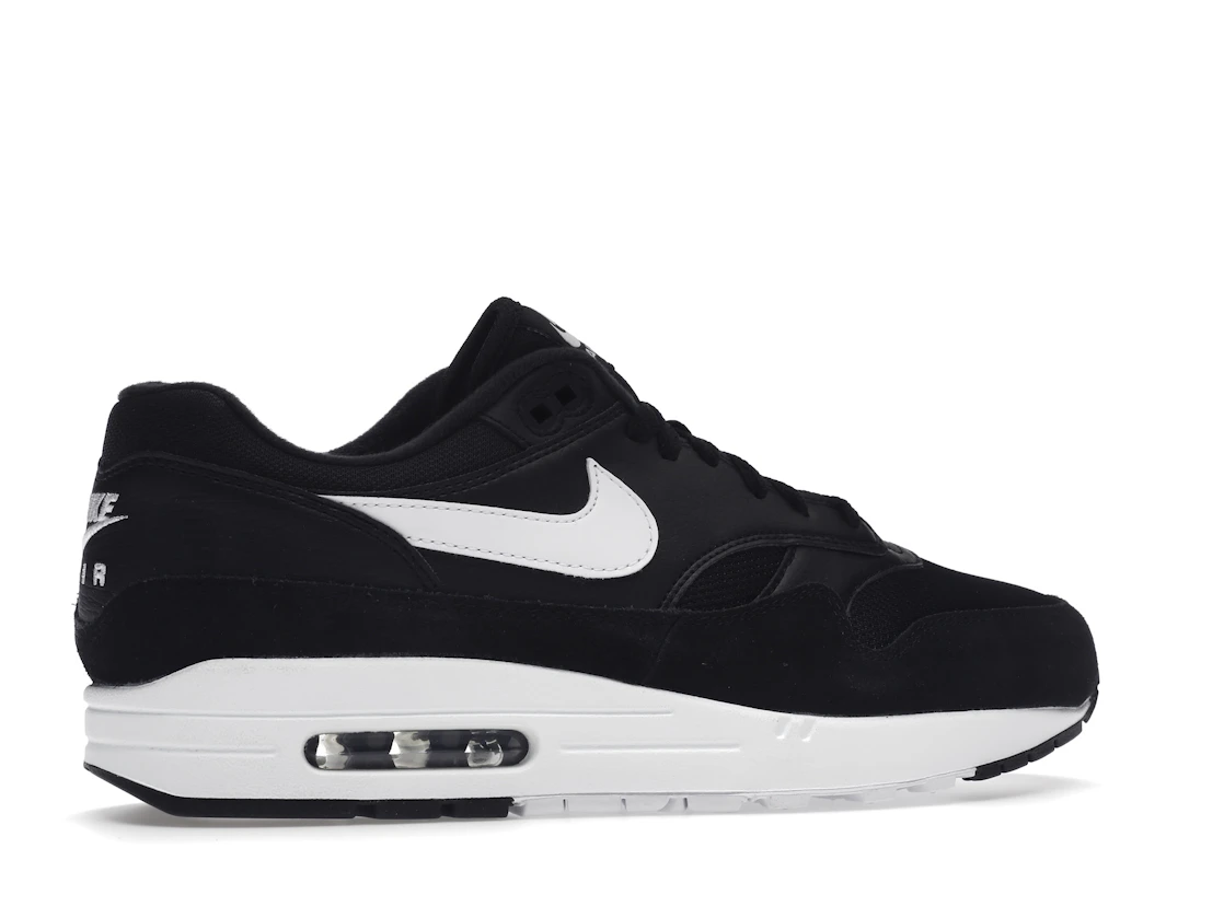 Vue 35 de Nike Air Max 1 Black White (2019)