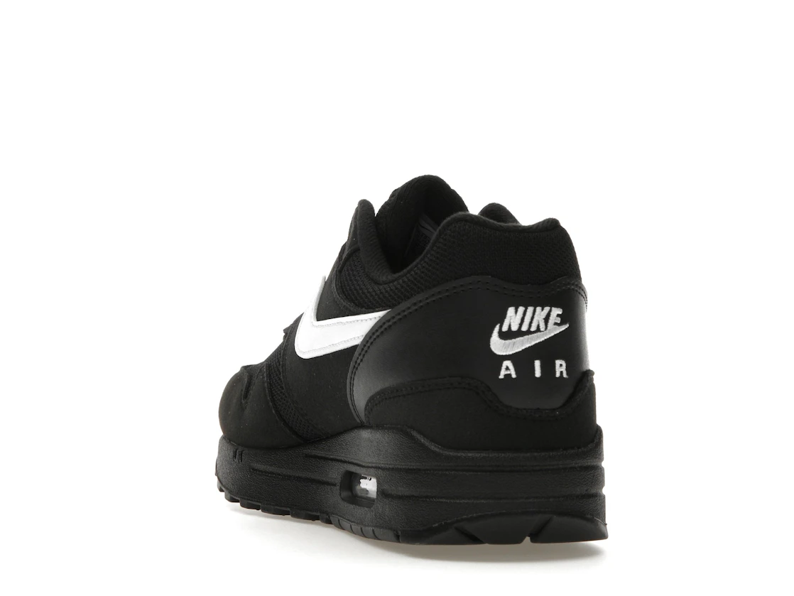 Vue 26 de Nike Air Max 1 Black White Swoosh