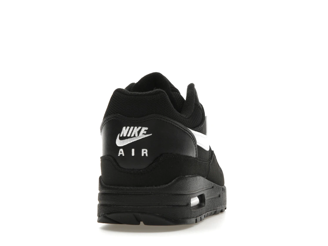 Vue 29 de Nike Air Max 1 Black White Swoosh