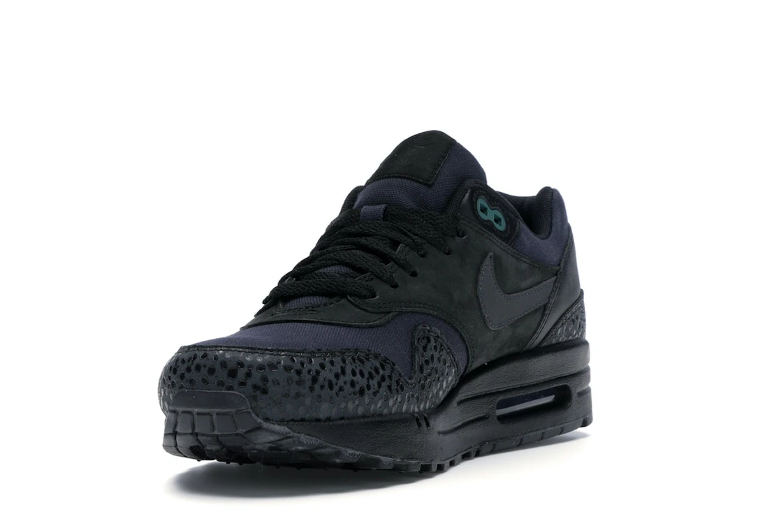 Vue 13 de Nike Air Max 1 Black/Black-Bonsai