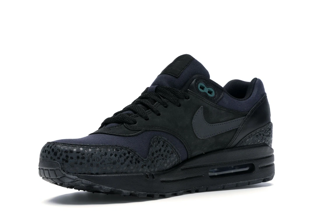 Vue 15 de Nike Air Max 1 Black/Black-Bonsai