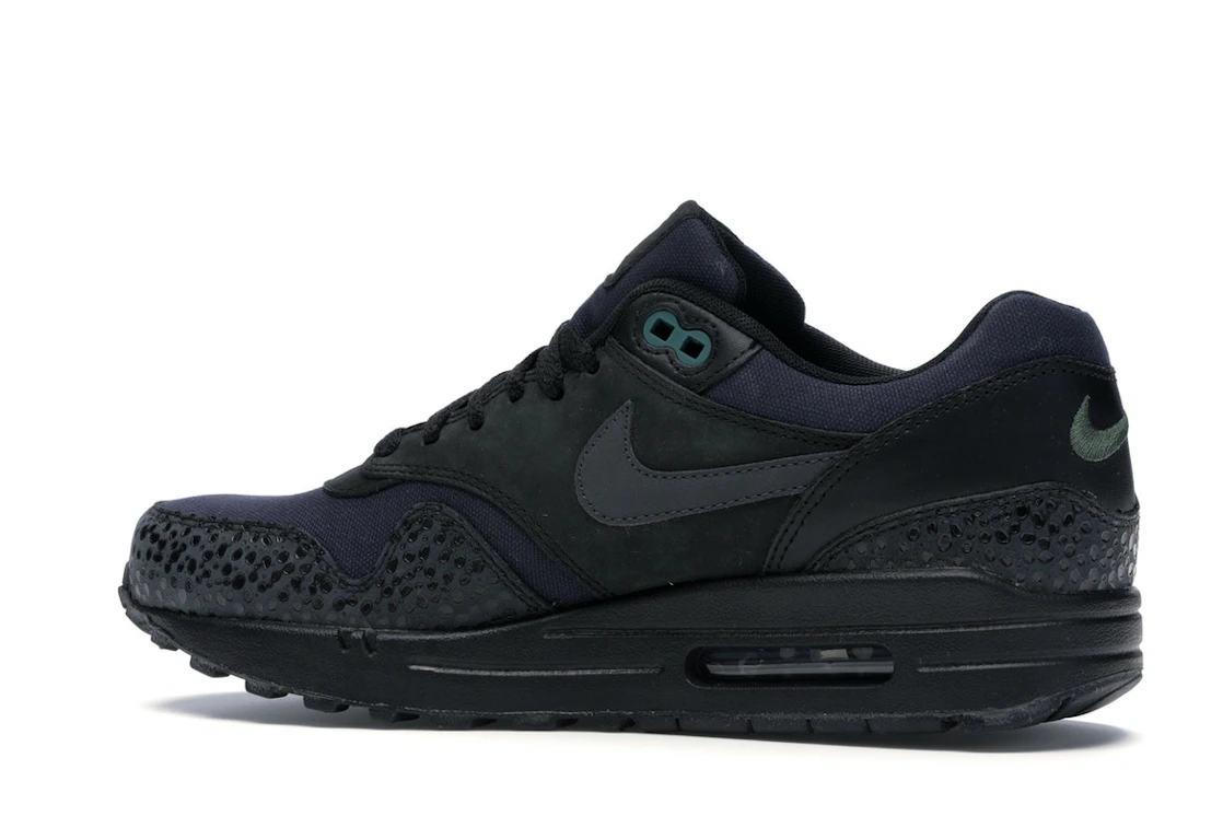 Vue 21 de Nike Air Max 1 Black/Black-Bonsai