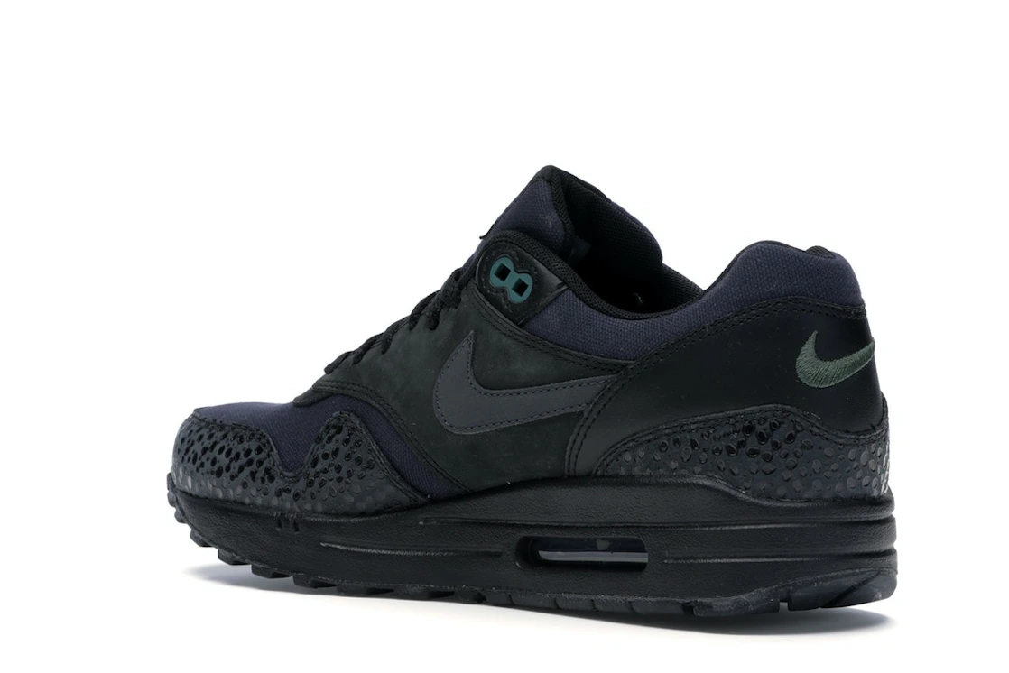 Vue 23 de Nike Air Max 1 Black/Black-Bonsai
