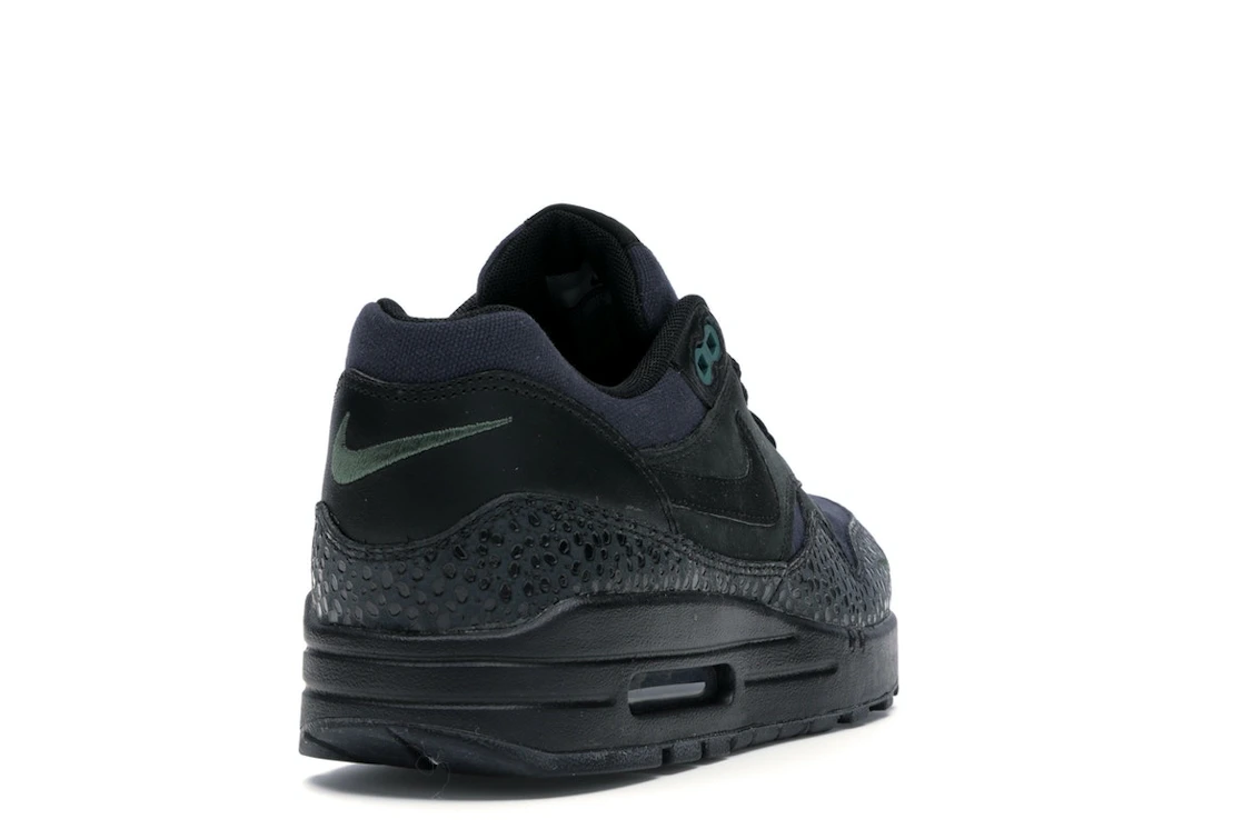 Vue 30 de Nike Air Max 1 Black/Black-Bonsai