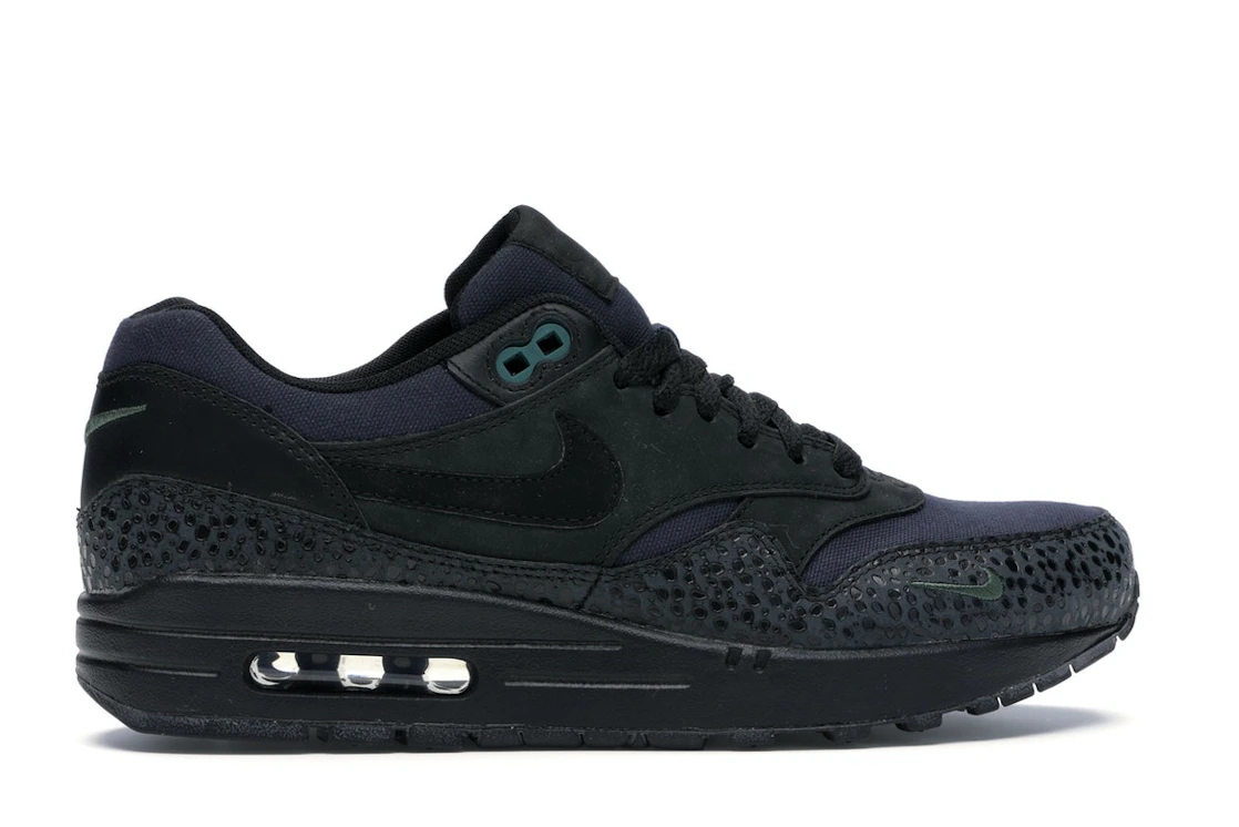 Vue 36 de Nike Air Max 1 Black/Black-Bonsai