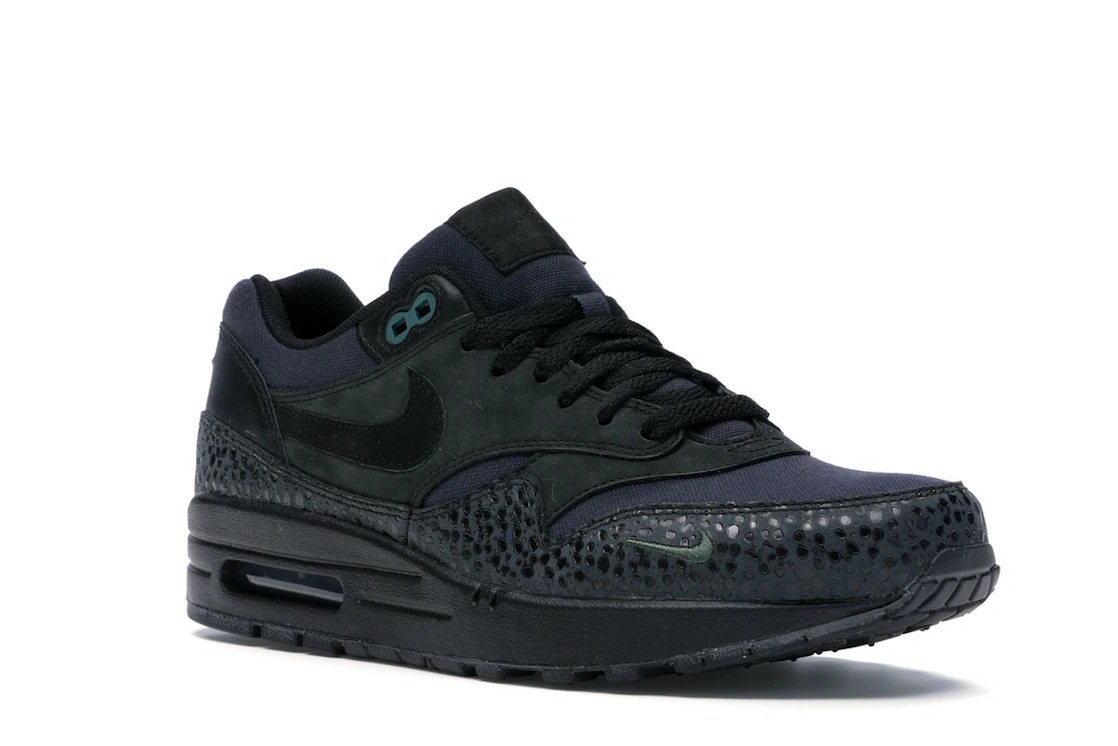 Vue 5 de Nike Air Max 1 Black/Black-Bonsai