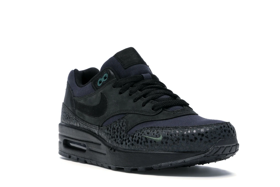 Vue 6 de Nike Air Max 1 Black/Black-Bonsai
