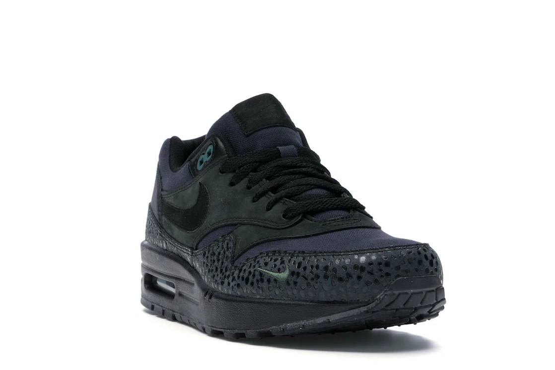 Vue 7 de Nike Air Max 1 Black/Black-Bonsai