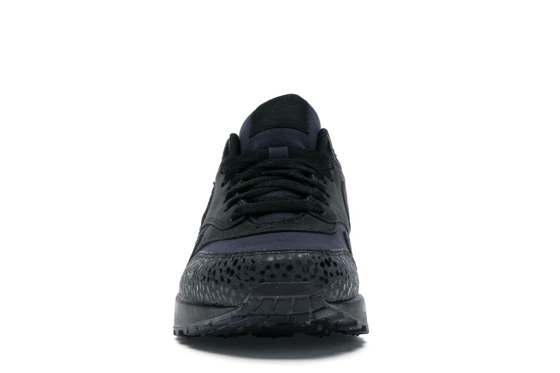 Vue 10 de Nike Air Max 1 Black/Black-Bonsai