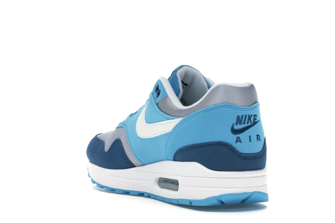 Vue 25 de Nike Air Max 1 Blue Fury