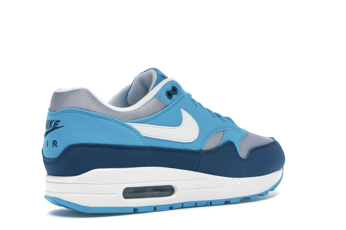 Vue 33 de Nike Air Max 1 Blue Fury