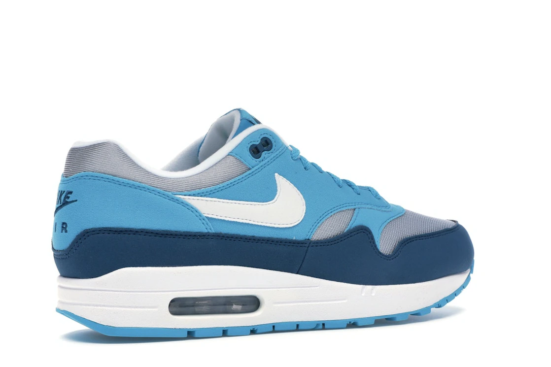 Vue 34 de Nike Air Max 1 Blue Fury