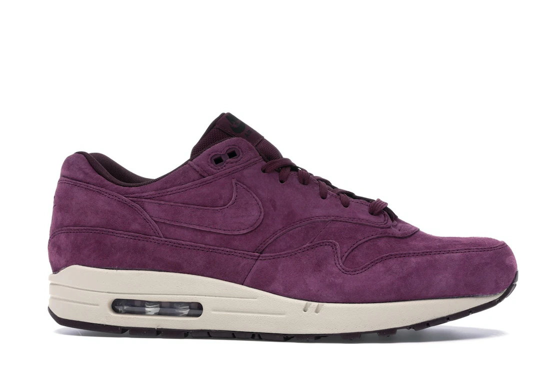 Vue 2 de Nike Air Max 1 Bordeaux Desert Sand