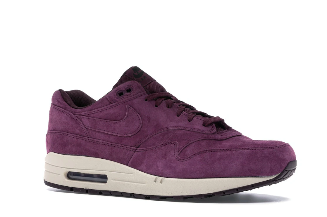 Vue 4 de Nike Air Max 1 Bordeaux Desert Sand