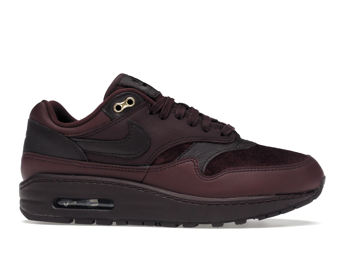 Vue 2 de Nike Air Max 1 Burgundy Crush 