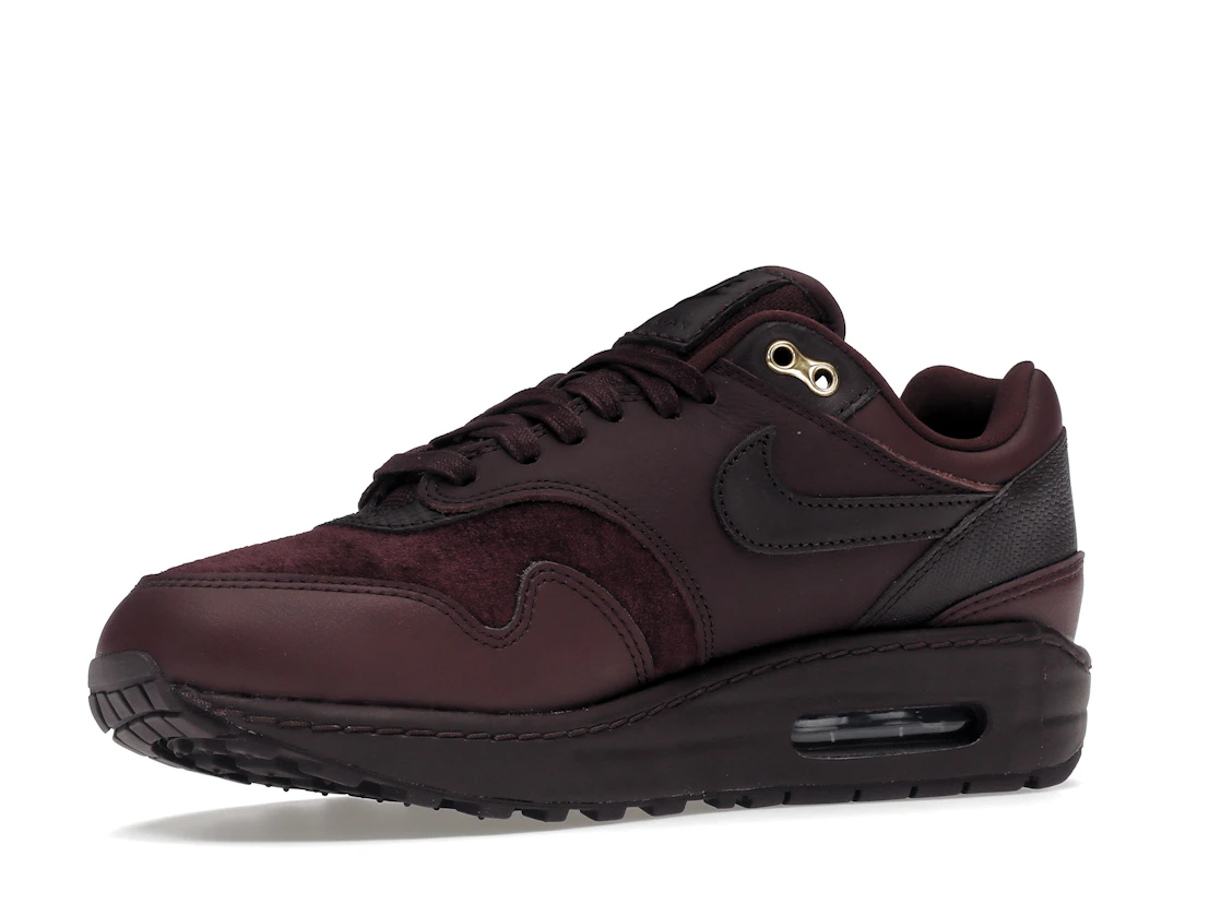 Vue 16 de Nike Air Max 1 Burgundy Crush 