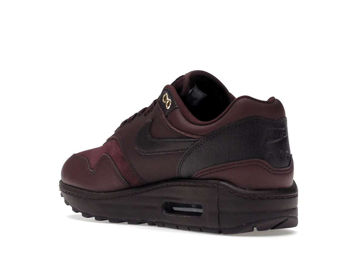 Vue 24 de Nike Air Max 1 Burgundy Crush 