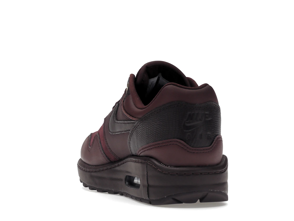 Vue 26 de Nike Air Max 1 Burgundy Crush 