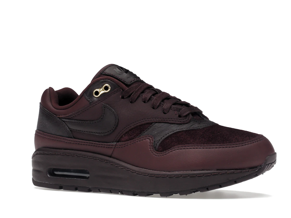 Vue 4 de Nike Air Max 1 Burgundy Crush 