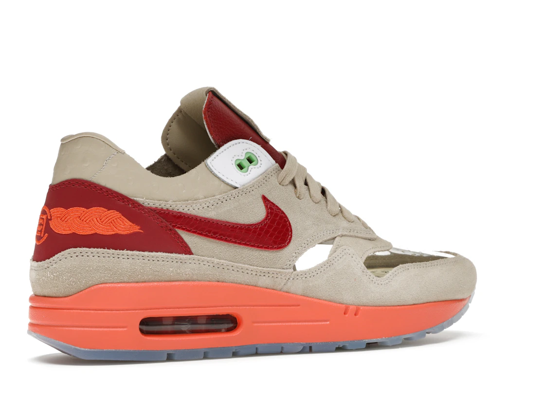 Vue 34 de Nike Air Max 1 CLOT Kiss of Death (2021)