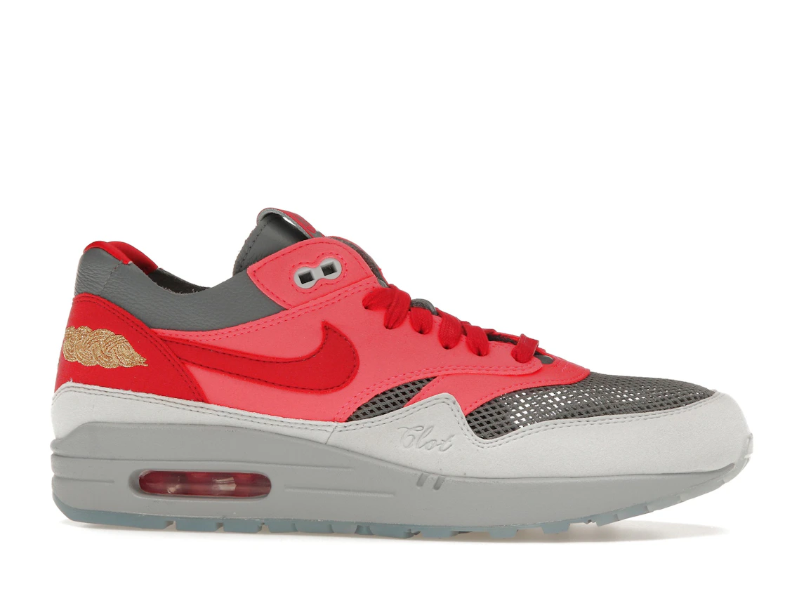 Vue 2 de Nike Air Max 1 CLOT Kiss of Death Solar Red (Special Box)