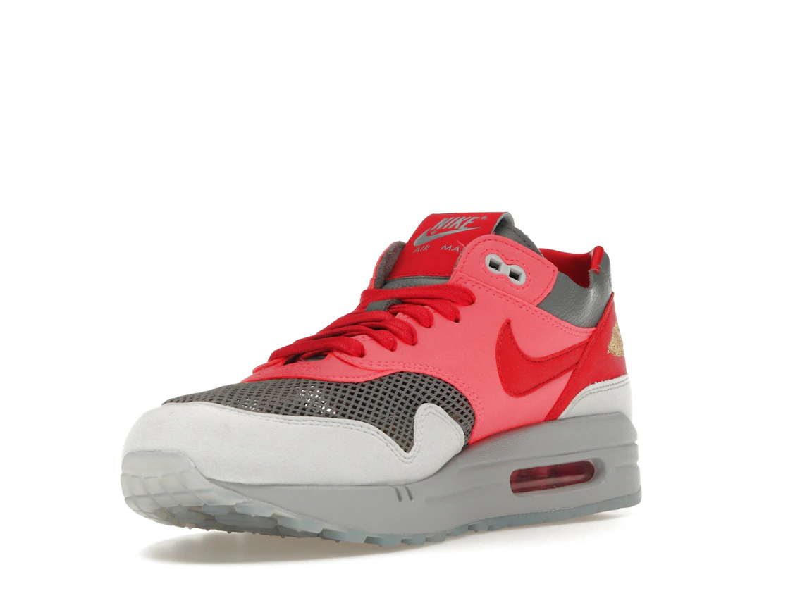 Vue 14 de Nike Air Max 1 CLOT Kiss of Death Solar Red (Special Box)