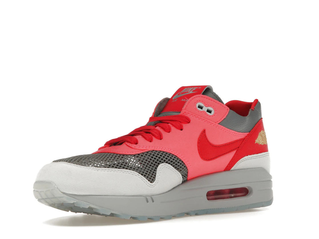Vue 15 de Nike Air Max 1 CLOT Kiss of Death Solar Red (Special Box)