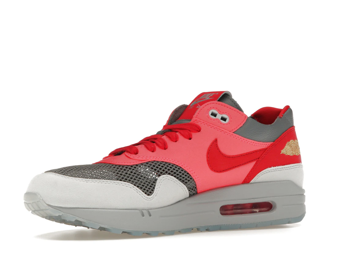 Vue 16 de Nike Air Max 1 CLOT Kiss of Death Solar Red (Special Box)