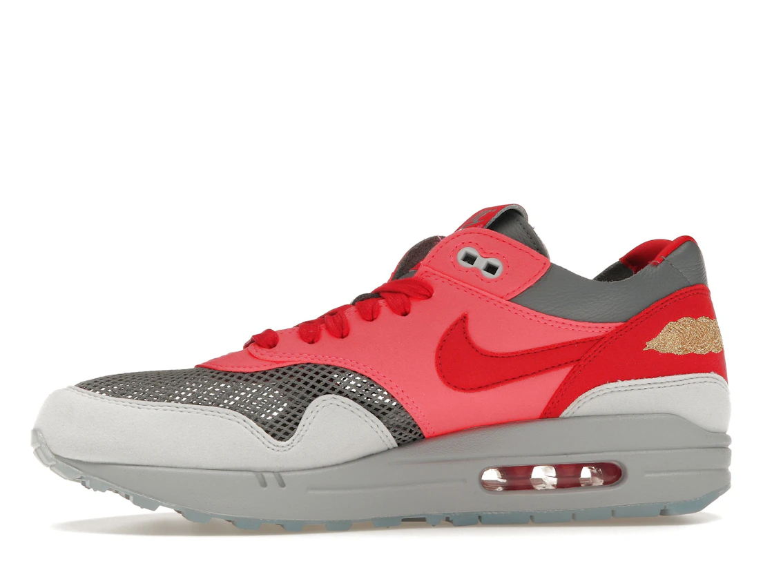Vue 18 de Nike Air Max 1 CLOT Kiss of Death Solar Red (Special Box)
