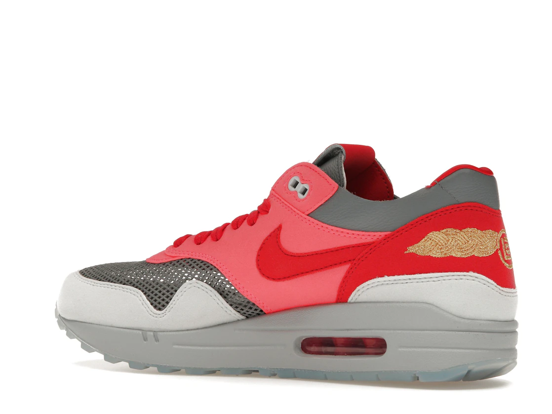 Vue 22 de Nike Air Max 1 CLOT Kiss of Death Solar Red (Special Box)