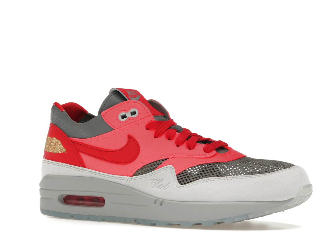 Vue 4 de Nike Air Max 1 CLOT Kiss of Death Solar Red (Special Box)